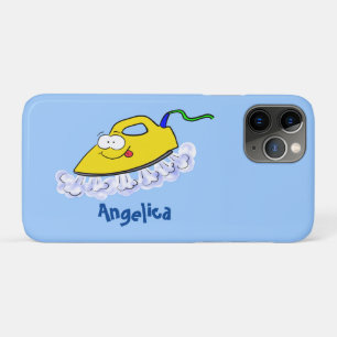 Funny cartoon iron laundry illustration Case-Mate iPhone case