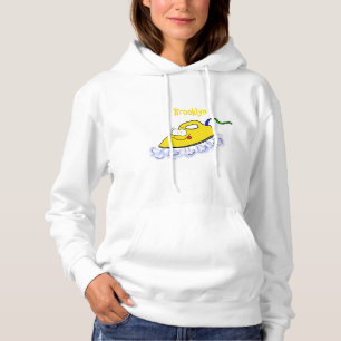 Funny cartoon iron laundry illustration hoodie