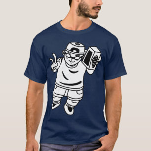 Funny Cartoon Kid Rapper funny T-Shirt