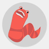 Funny Cartoon Mongolian Death Worm