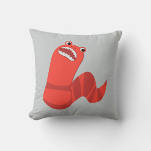Funny Cartoon Mongolian Death Worm Cushion