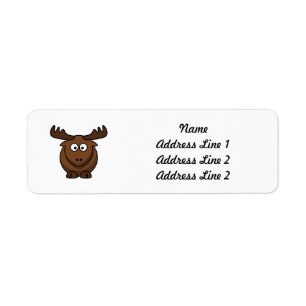 Funny Cartoon Moose