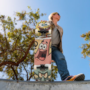 Funny Cartoon Notebook Cover – Colourful Kawaii Ca Skateboard