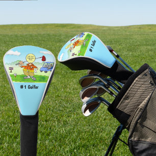 Funny Cartoon Photo Golf Head Cover