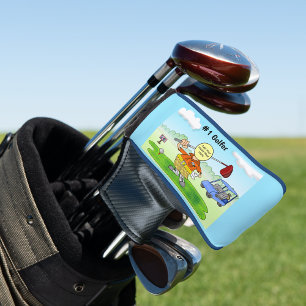 Funny Cartoon Photo Golf Putter Cover