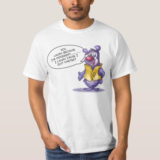 Funny cartoon quote T-Shirt (Front)
