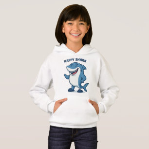 Funny Cartoon Shark in Slippers – Happy Shark