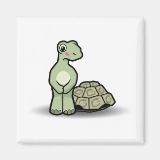 Funny Cartoon Shell-less Tortoise Magnet