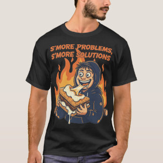 Funny Cartoon Smore Problems Smore Solutions T-Shirt