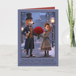 Funny cartoon Valentine Card