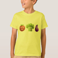 Funny Cartoon Vegetables Kids