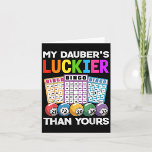 Funny Casino Equipment For Bingo Player Men Women Card