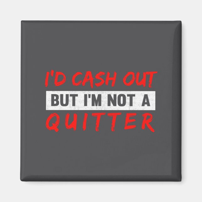 Funny Casino Gambling Lover Gambler  Magnet (Front)