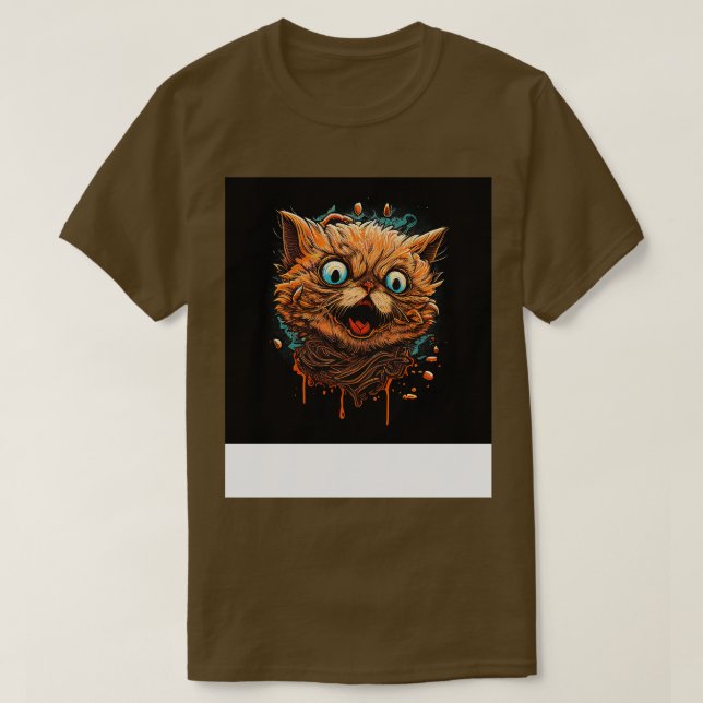 funny cat 1 T-Shirt (Design Front)