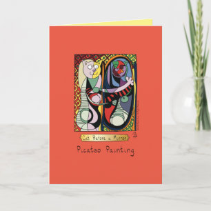 Funny Cat Artist Card