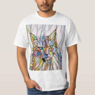 Funny Cat Artwork T-Shirt