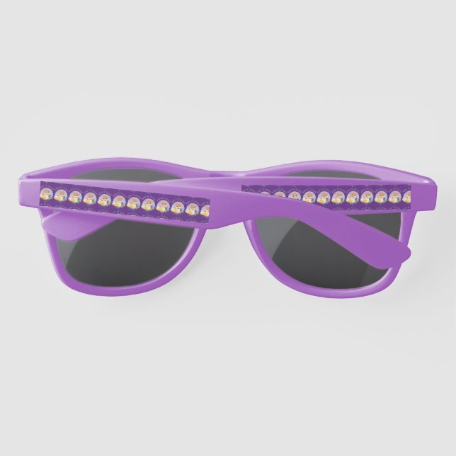 Funny Cat Back To School Sunglasses (Back)