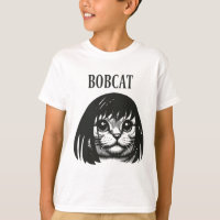 Funny Cat Bob Hairstyle Bobcat Humourous Cats Cat