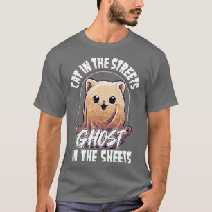 Funny Cat Boop Pun Ghost Graphic Men Kids Women Ha T-Shirt