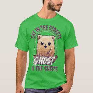 Funny Cat Boop Pun Ghost Graphic Men Kids Women Ha T-Shirt