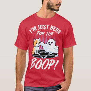 Funny Cat Boop Pun Ghost Graphic Men Kids Women Ha T-Shirt
