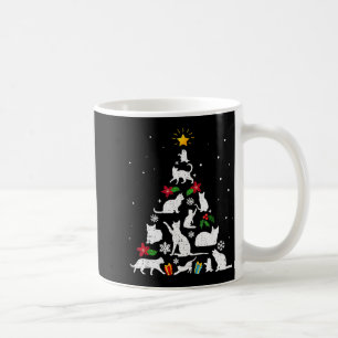 Funny Cat Christmas Tree For Men Women Kids  Coffee Mug