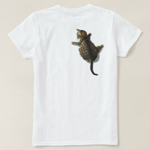 Funny Cat Climbing-Cat Hair Is My Glitter T-Shirt