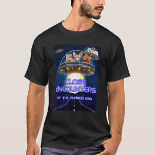 Funny Cat Close Encounters of the Purred Kind 1 T-Shirt