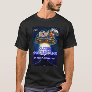Funny Cat Close Encounters of the Purred Kind T-Shirt