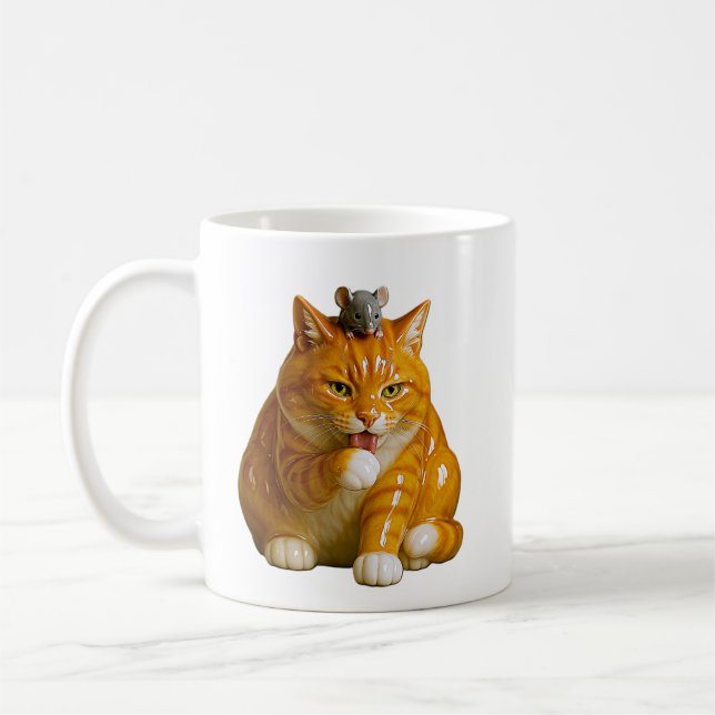 Funny Cat   Coffee Mug (Left)
