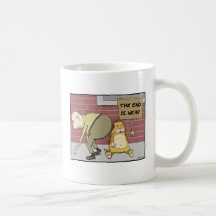 Funny cat coffee mug: End is Near Mug