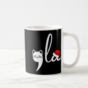 Funny Cat Comma La Kamala Harris Christmas Santa H Coffee Mug