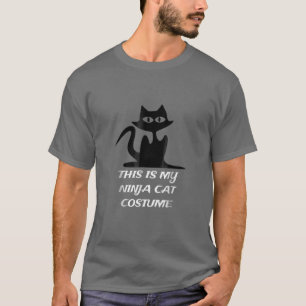Funny Cat Costume - This Is My Ninja Cat Costume T-Shirt