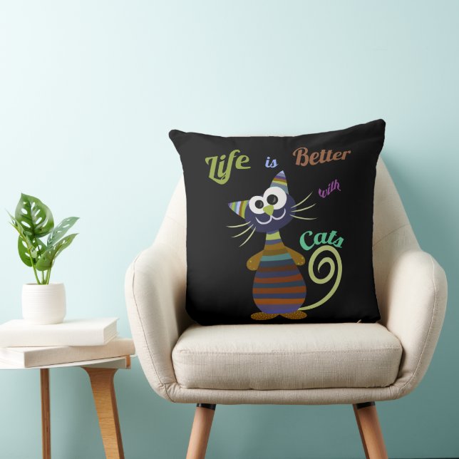 Funny cat cushion (Chair)