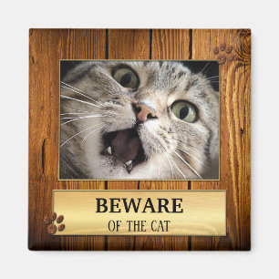 Funny Cat Cute Photo Magnet