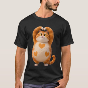 Funny Cat Dad Mum Kitten Kawaii Lover Heart Men Wo T-Shirt