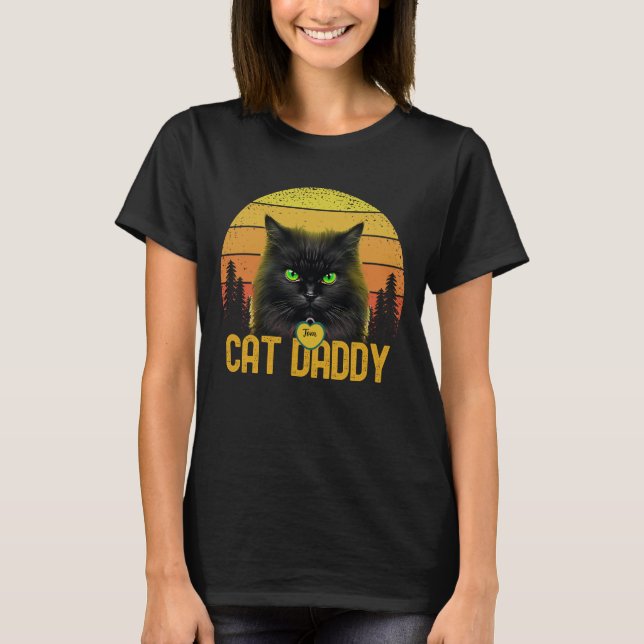 Funny Cat Daddy For Cat Lover Gift T-Shirt (Front)