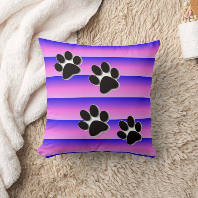 “Funny Cat Design”  Throw Pillow (Blanket)