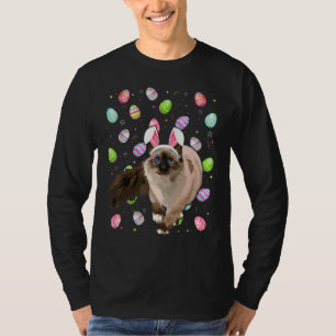 Funny Cat Easter Egg Bunny Balinese Cat Easter Su T-Shirt