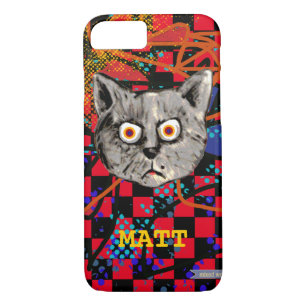 funny cat face personalised Case-Mate iPhone case