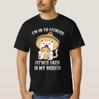 Funny Cat Fitness Taco I My Mouth