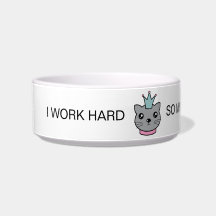 Funny Cat Food Bowl 