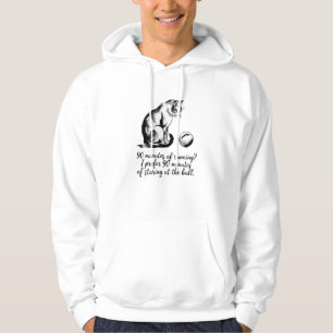Funny Cat Football Hoodie