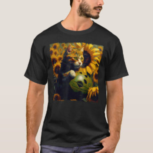 Funny Cat Football Su Ower for Kids, Women, Men T-Shirt