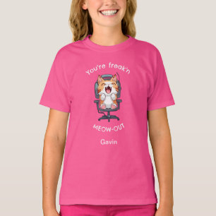 Funny Cat Freak'n Meow Out T-Shirt