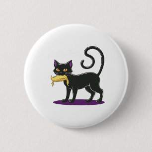 Funny Cat Halloween Voting Election 2024 Usa 1 6 Cm Round Badge