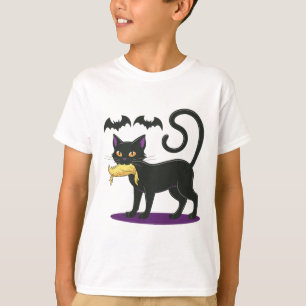 Funny Cat Halloween Voting Election 2024 Usa T-Shirt