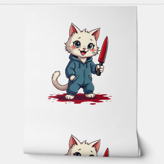 Funny Cat Horror Movies Cute Halloween For Cat Kit Wallpaper