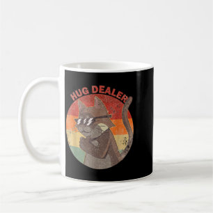 Funny Cat Hug Er Retro Vintage Kitty Cats Lover Coffee Mug