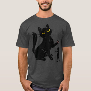 Funny Cat & Human Puppet  T-Shirt